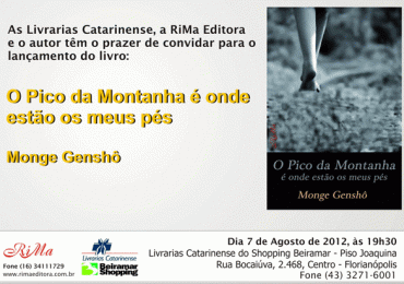 Livraria Catarinense - dia 7 de agosto